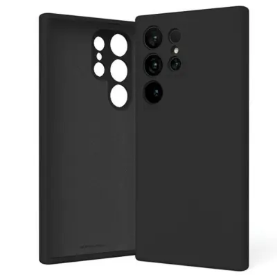 SILIKONSKI OVITEK MERCURY ZA SAMSUNG GALAXY S24 ULTRA S928 OVITEK ČRN