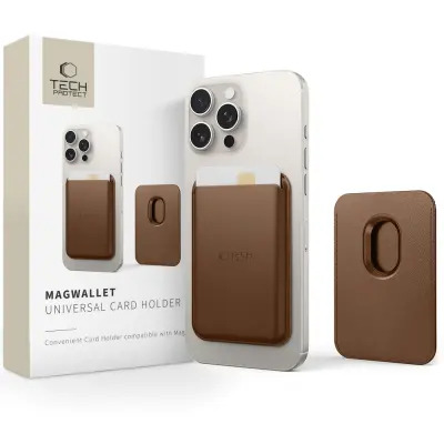 OVITEK ZA KARTICO TECH-PROTECT MAGWALLET ZA MAGSAFE ZA TELEFON RJAV