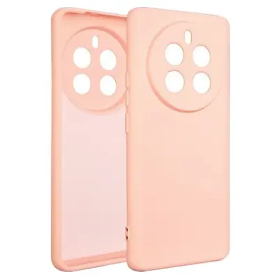 SILIKONSKI OVITEK BELINE ZA REALME 12 PRO ROZA IN ZLAT OVITEK