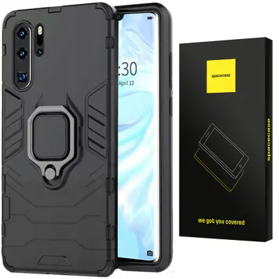 OVITEK SPACECASE ZA HUAWEI P30 PRO X-RING ČRN