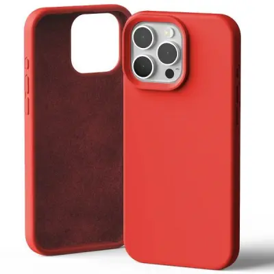 SILIKONSKI OVITEK MERCURY ZA IPHONE 16 PRO MAX 6.9'' RDEČ