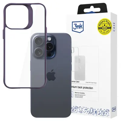 OVITEK 3MK SATIN ARMOR ZA APPLE IPHONE 15 PRO MAX OVITEK VIJOLIČEN