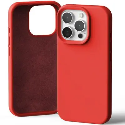 SILIKONSKI OVITEK MERCURY ZA IPHONE 16 PRO 6.3'' RDEČ