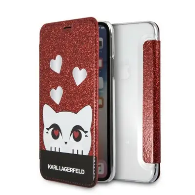 KARL LAGERFELD KLFLBKPXVDCRE ZA IPHONE X/XS ETUI ZA KNJIGO VALENTINOVO