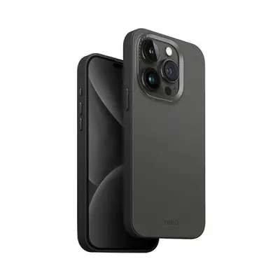 UNIKATNI OVITEK LYDEN DS ZA IPHONE 15 PRO MAX 6.7 MAGCLICK SIVO-ČRN