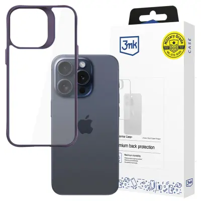 OVITEK 3MK SATIN ARMOR VIJOLIČEN ZA OVITEK APPLE IPHONE 15 PRO