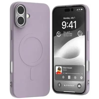 POLSILIKONSKI OVITEK MERCURY ZA MAGSAFE ZA IPHONE 16 PLUS 6.7” LILA