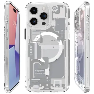 SPIGEN ULTRA HYBRID MAG SAFE CASE OVITEK ZA IPHONE 15 PRO BEL