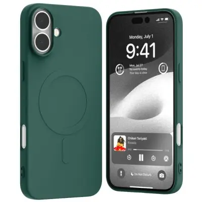 POLSILIKONSKI OVITEK MERCURY ZA MAGSAFE ZA IPHONE 16 PLUS 6.7” ZELEN