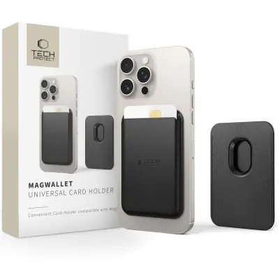 TECH-PROTECT MAGWALLET ZA MAGSAFE HOLDER CARD ŽEP ZA IPHONE ČRNO