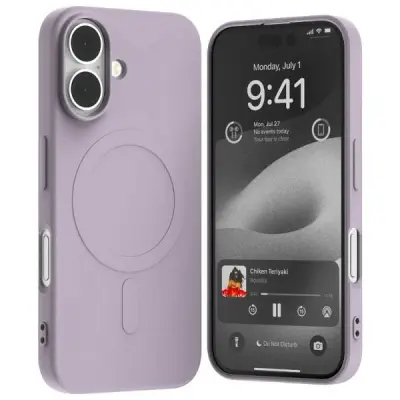 MERCURY ZA MAGSAFE POLSILIKONSKI OVITEK IPHONE 16 6.1'' OVITEK LILAON