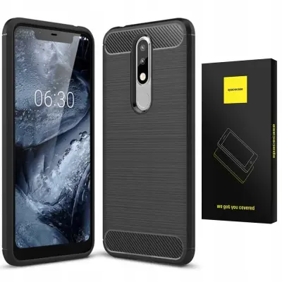 SPACECASE OVITEK CARBON COVER ZA NOKIA 5.1 PLUS ZAŠČ