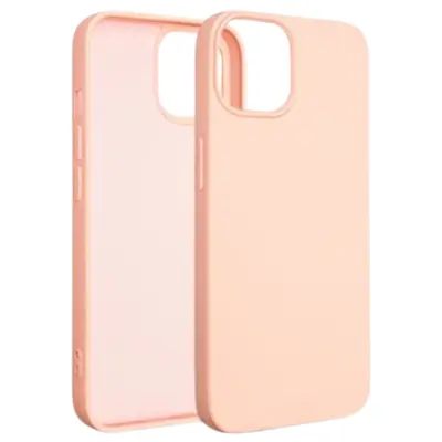 SILIKONSKI OVITEK BELINE ZA IPHONE 15 6.1 ROZA IN ZLAT