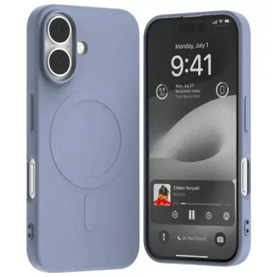 POLSILIKONSKI OVITEK MERCURY ZA MAGSAFE ZA IPHONE 16 6.1” LAVANDA