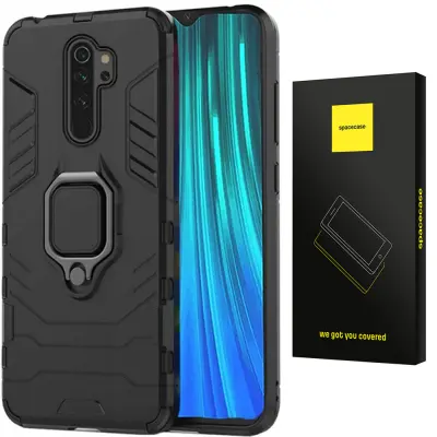 OVITEK SPACECASE ZA TELEFON XIAOMI REDMI NOTE 8 PRO ČRN