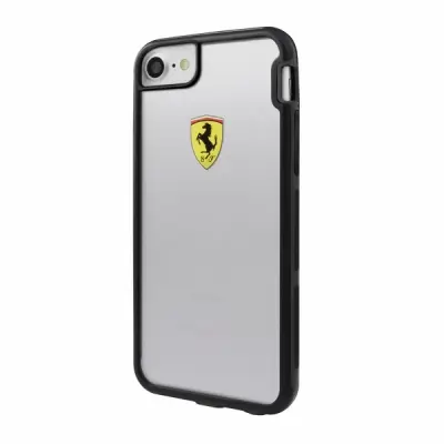 FERRARI HARDCASE FEHCP7TR3 IPHONE 7/8 /SE 2020 / SE 2022 TRANSPARENT RACING SHOCKPROOF