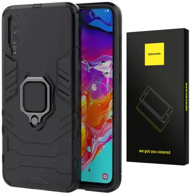 SPACECASE OVITEK CASE ZA SAMSUNG GALAXY A70 ČRN
