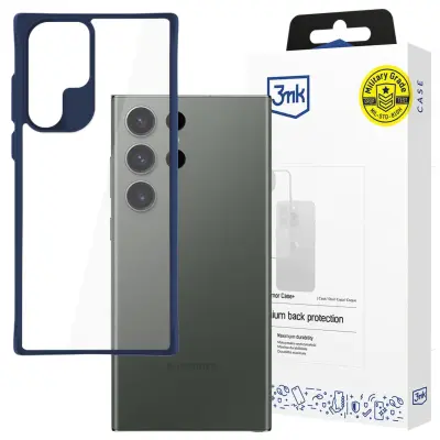 OVITEK 3MK SATIN ARMOR CASE ZA SAMSUNG GALAXY S24 ULTRA BLUE