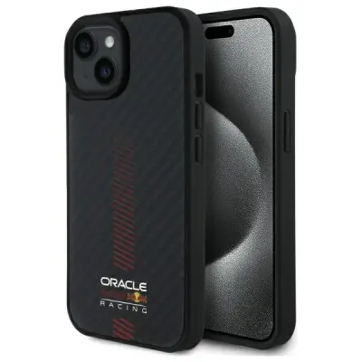 RED BULL RBHMP15S24CFGSMK HARDCASE KARBONSKA VLAKNA ZA IPHONE 15 ZA MAGSAFE