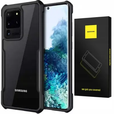 SPACECASE OVITEK OVITEK ZA SAMSUNG GALAXY S20 ULTRA ČRN