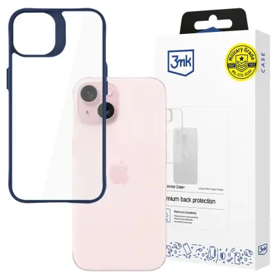 OVITEK 3MK SATIN ARMOR MODER ZA OVITEK APPLE IPHONE 15