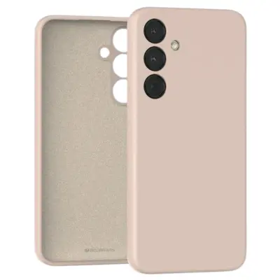 SILIKONSKI OVITEK MERCURY ZA SAMSUNG A05S A057 ROZA IN PEŠČENI OVITEK