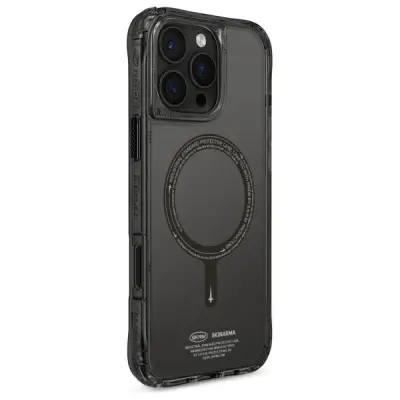 SKINARMA OVITEK SAIDO IPHONE 16 PRO MAX 6.9” OVITEK MAGNETNO POLNILO ČRNO