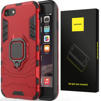 OVITEK SPACECASE X-RING ZA IPHONE 7 8 SE 2020 OVITEK RDEČ
