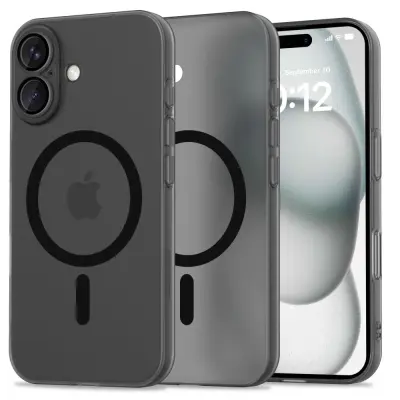 OVITEK TECH-PROTECT MAGSLIM ZA IPHONE 16 MAGSAFE MAT ČRNA ZA IPHONE 16