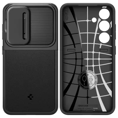 SPIGEN OPTIK ARMOR OVITEK ZA SAMSUNG GALAXY S24 ČRN