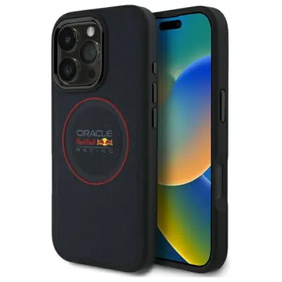 RED BULL HARDCASE IPHONE 16 PRO 6.3'' OVITEK ZA MAGSAFE USNJE NAVY BLUE