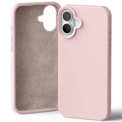 SILIKONSKI OVITEK MERCURY OVITEK ZA IPHONE 16 PLUS 6.7'' ROZA PESEK