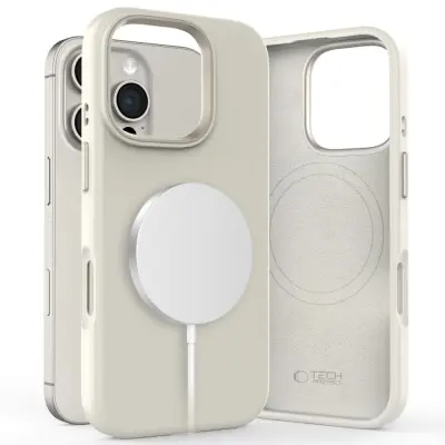 SILIKONSKI OVITEK TECH-PROTECT PURE MAGSAFE ZA IPHONE 16 PRO COSMIC LATTE
