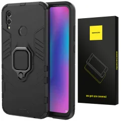 OVITEK SPACECASE CASE ZA HUAWEI P SMART 2019 X-RING ČRN