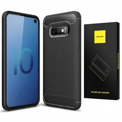 SPACECASE OVITEK CARBON OVITEK ZA SAMSUNG GALAXY S10E ČRN