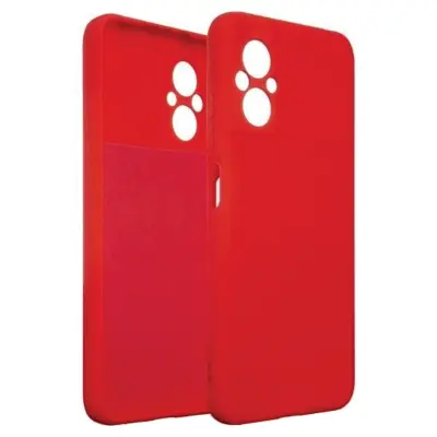 SILIKONSKI OVITEK BELINE ZA OVITEK XIAOMI POCO M5 RDEČ