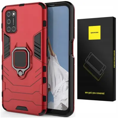 SPACECASE OVITEK OVITEK ZA OPPO A52 A72 A92 X-RING RDEČ