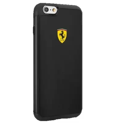 FERRARI HARDCASE OVITEK FESPHCP6BK ZA IPHONE 6 6S ODPOREN NA UDARCE ČRN
