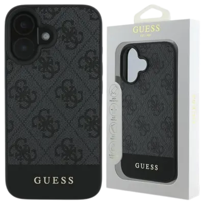 OVITEK GUESS HARD CASE ZA IPHONE 16 PLUS 6.7 SIVO SIVO