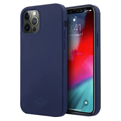 OVITEK MINI MORRIS ZA IPHONE 12 12 PRO 6.1 SILIKONSKI MORNO MODER
