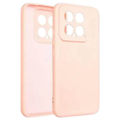 BELINE SILIKONSKI OVITEK ZA XIAOMI 14 ROZA-ZLAT OVITEK