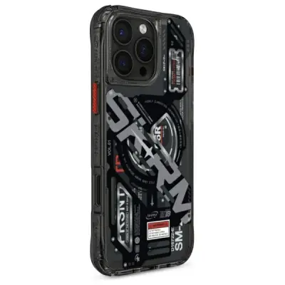 SKINARMA EKKHO MAGNETNI POLNILNI OVITEK ZA IPHONE 16 PRO MAX 6.9 ČRN