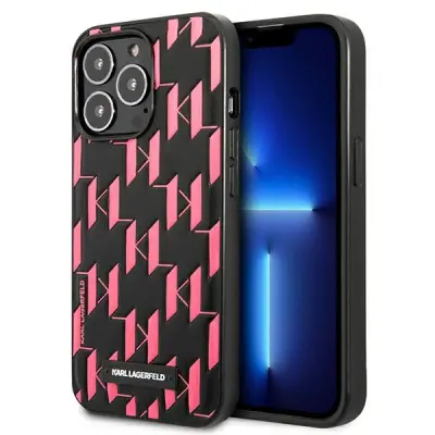OVITEK KARL LAGERFELD HARDCASE ZA IPHONE 13 PRO / 13 6.1 ROZA MONOGRAM
