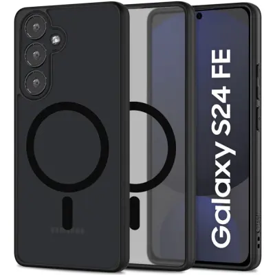 OVITEK TECH-PROTECT MAGMAT ZA MAGSAFE ZA SAMSUNG GALAXY S24 FE MAT ČRNA