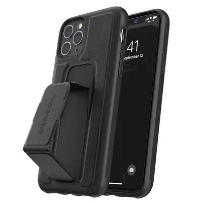 DIESEL GRIP OVITEK USNJENI POGLED ZA IPHONE 12/12 PRO ČRN OVITEK