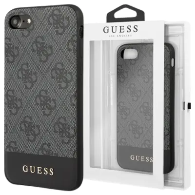 OVITEK GUESS CASE STRIPE GREY ZA IPHONE 7/8/SE 2020/2022