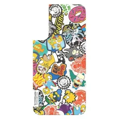 OVITEK Z OKVIRJEM SAMSUNG ZA GALAXY S22+ SIMPSONS FACES WHITE CASE