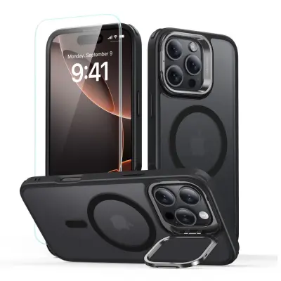 ESR CLASSIC HYBRID KICKSTAND OVITEK ZA IPHONE 16 PRO ZA STEKLO MAGSAFE