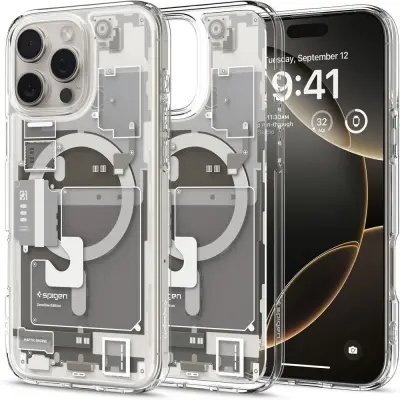 SPIGEN ULTRA HYBRID MAG ZA MAGSAFE OVITEK ZA IPHONE 16 PRO TITANIUM