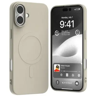 POLSILIKONSKI OVITEK MERCURY ZA MAGSAFE ZA IPHONE 16 PLUS 6.7” STONE
